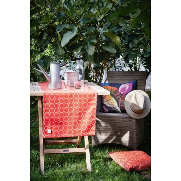 Aktion 😉 Apelt Outdoor 3970 Tischläufer – 46×135 Cm – Koralle-stein 🧨 3