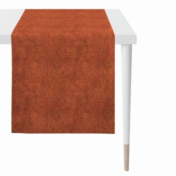 Blitzangebot 🛒 Apelt 1102 Tischläufer – 48×140 Cm – Terracotta 😀 1