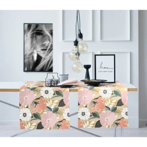 Bestpreis 🤩 Apelt Loftstyle Astrid Tischläufer – 48×140 Cm – Apricot / Rose 🔔 6