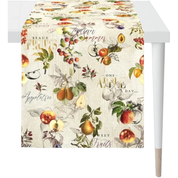 Am billigsten 🥰 Apelt Herbstzeit 1609 Tischläufer – 48×140 Cm – Natur/orange ❤️ 1