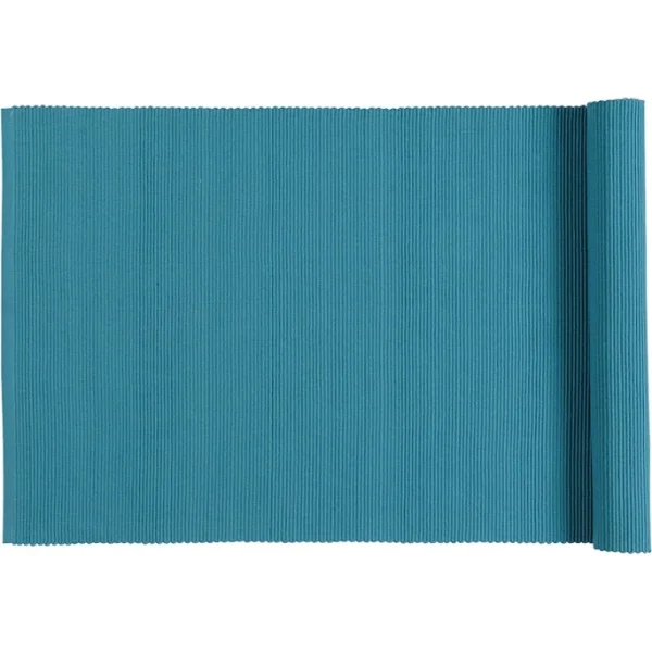 Bester Verkauf ❤️ Linum UNI Tischläufer – 45×150 Cm – Aqua Turquoise C91 🤩 1