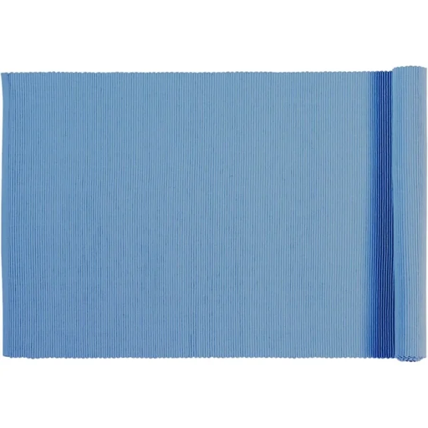 Bester Verkauf 👏 Linum UNI Tischläufer – 45×150 Cm – Light Thunder Blue C52 😉 1