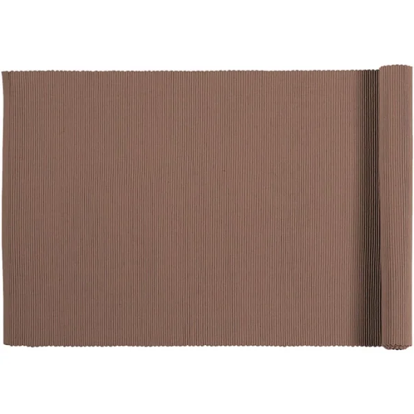 Brandneu ✨ Linum UNI Tischläufer – 45×150 Cm – Dark Mole Brown B40 🔔 1